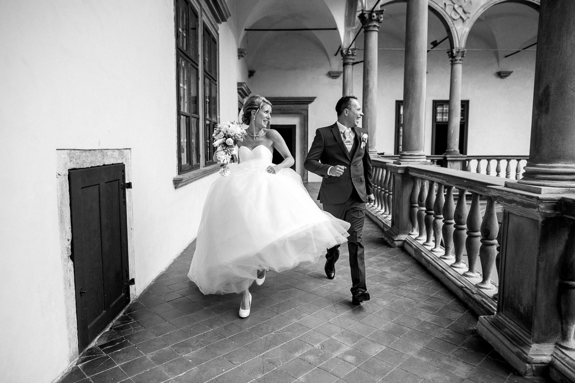 Útěk ze svatby - Svatební fotografie