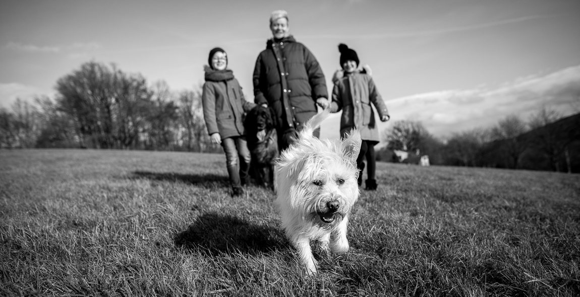 Rodina se psy - Rodinné focení