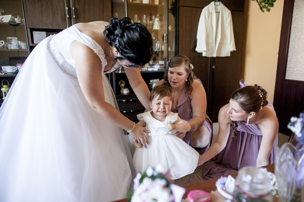 Dítě na svatbě - Svatební fotografie